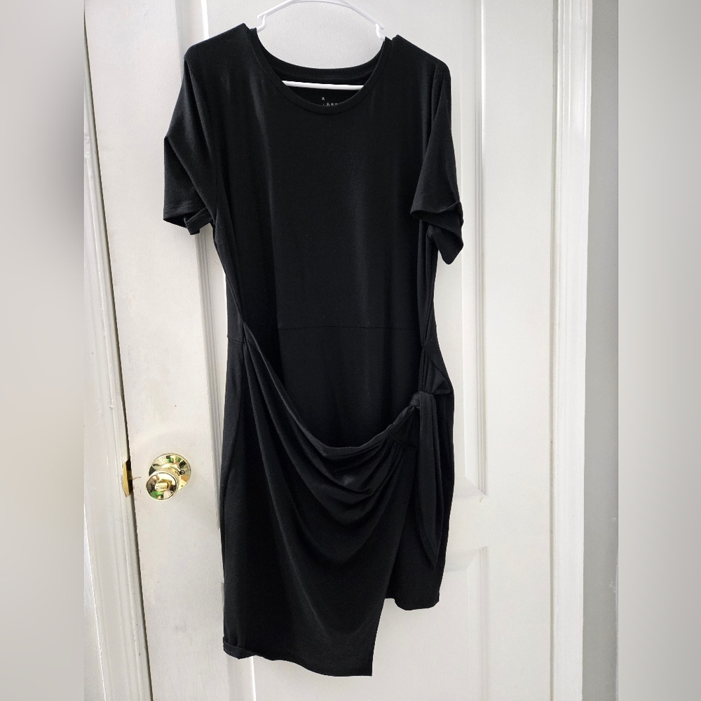 a new day Black Asymmetrical Dress